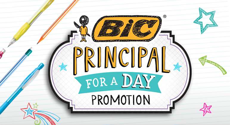 BIC Principal for a Day Promotion