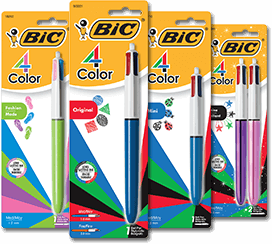 4-Color Ball Pen Classic, Fashion, Mini Classic, Mini Fashion & Metallic